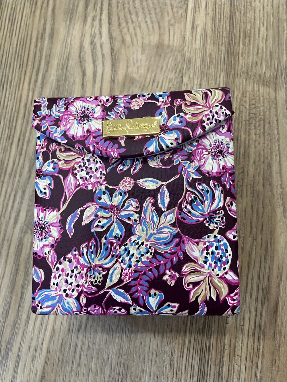 Lilly Pulitzer folding jewelry box